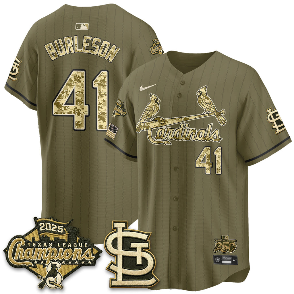 St. Louis Cardinals 2026 Armed Forces Day Jersey - All Stitched
