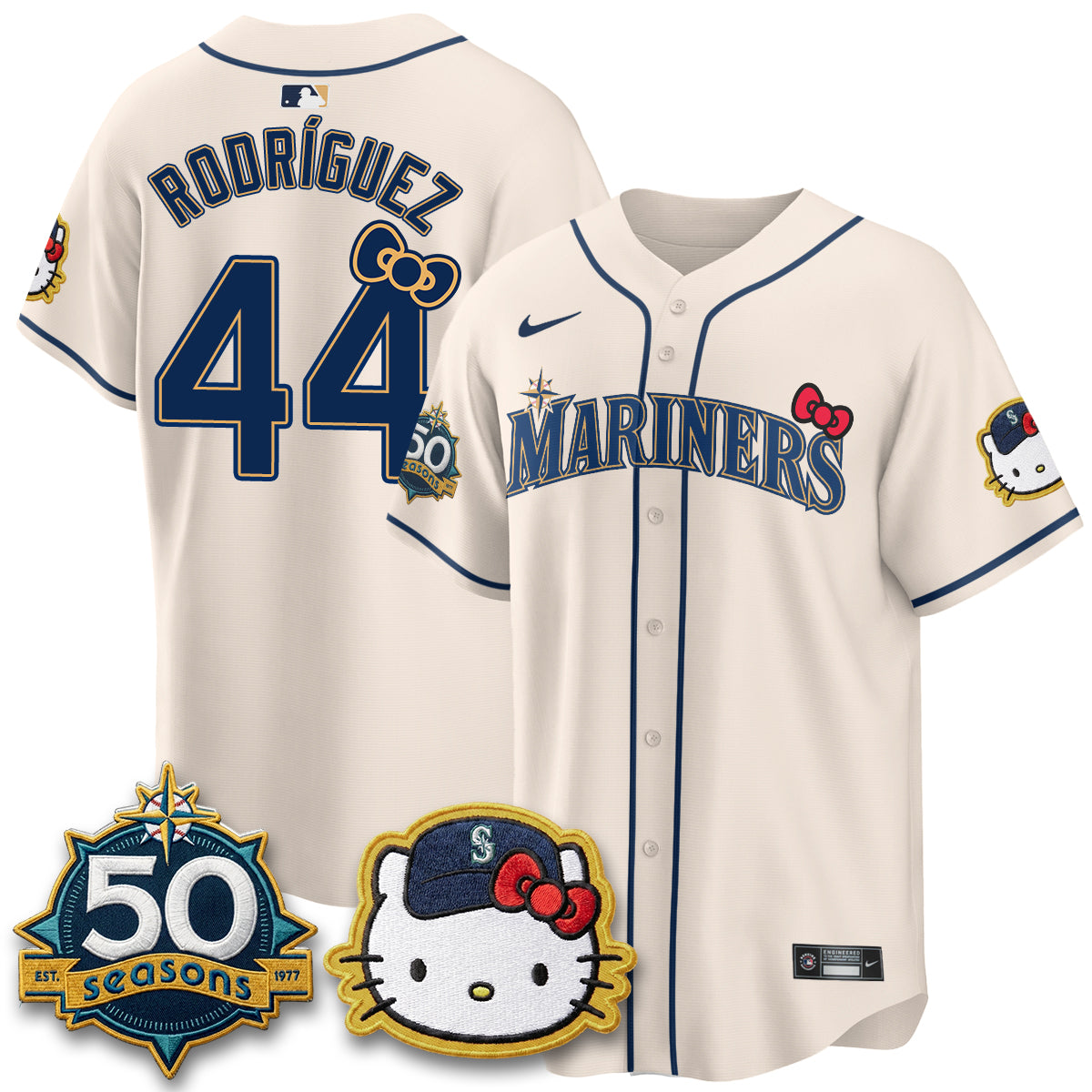 Seattle Mariners x Meow KT Night Limited Jersey - All Stitched