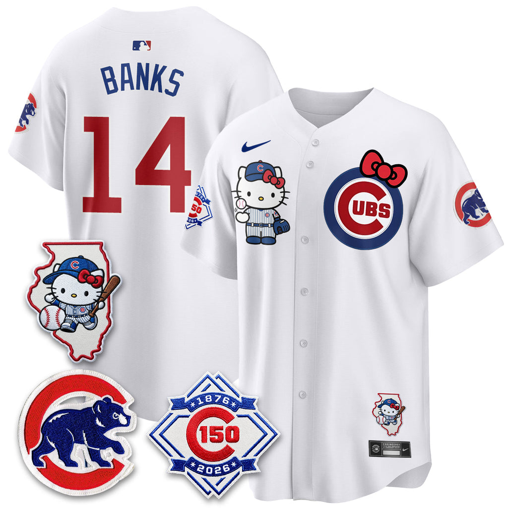 Chicago Cubs x Meow KT Vapor Premier Limited Jersey - All Stitched V2