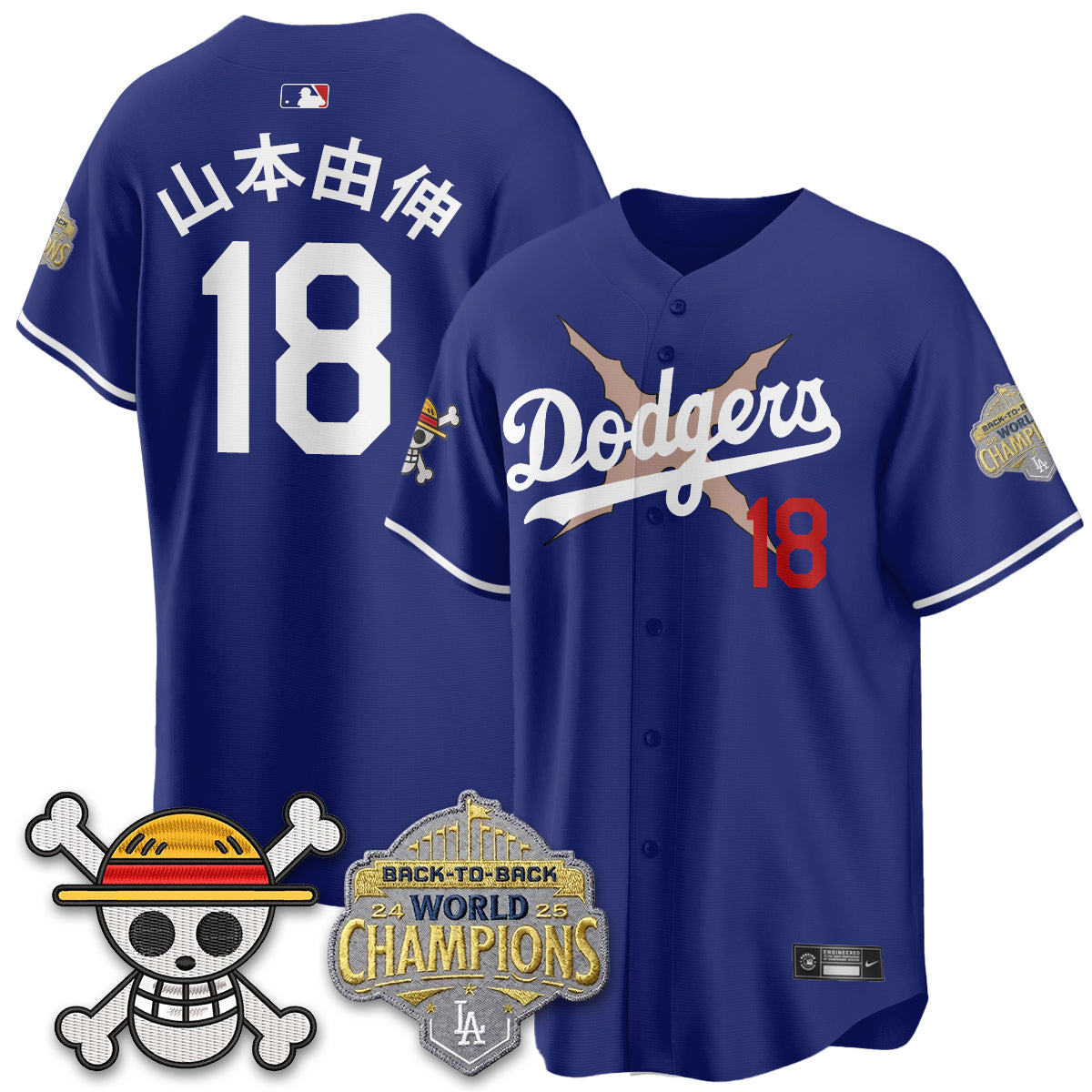 Los Angeles Dodgers x OP Vapor Jersey -All Stitched V2