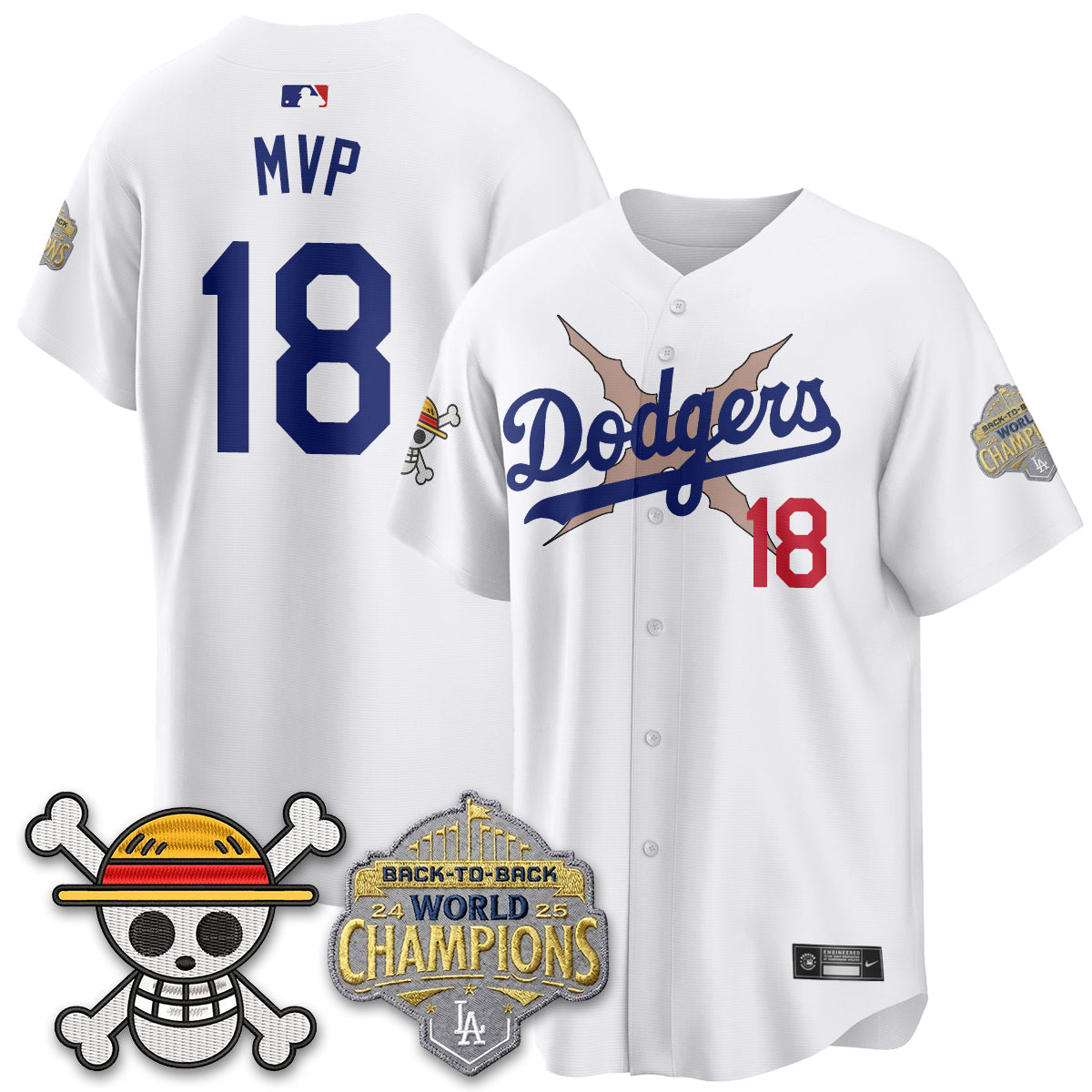 Los Angeles Dodgers x OP Vapor Jersey -All Stitched V2
