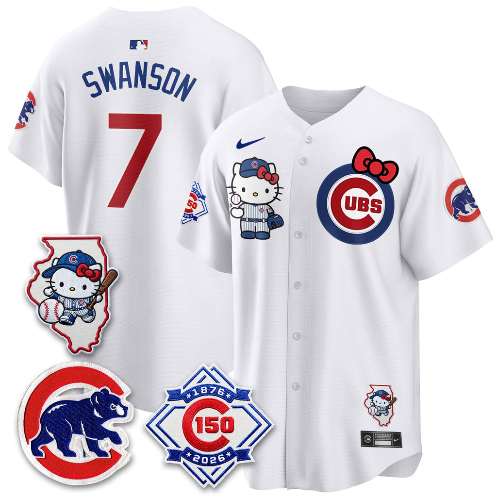 Chicago Cubs x Meow KT Vapor Premier Limited Jersey - All Stitched V2
