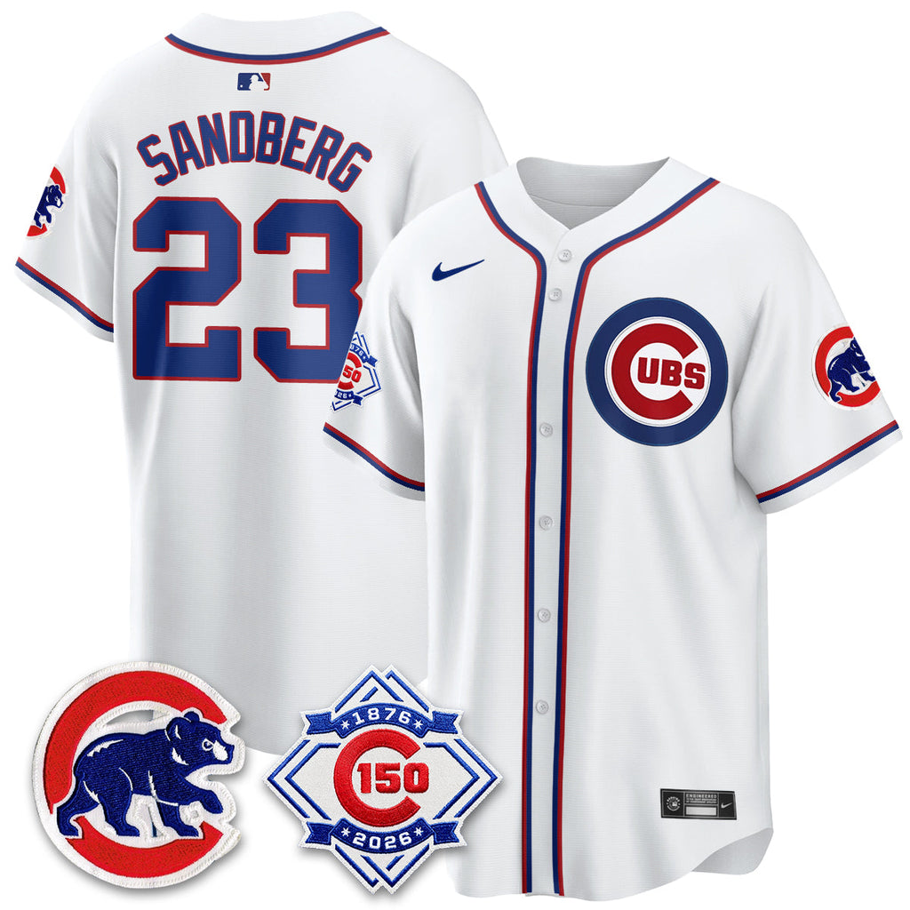 Chicago Cubs 150th Anniversary Black Out Style Vapor Premier Limited Jersey - All Stitched