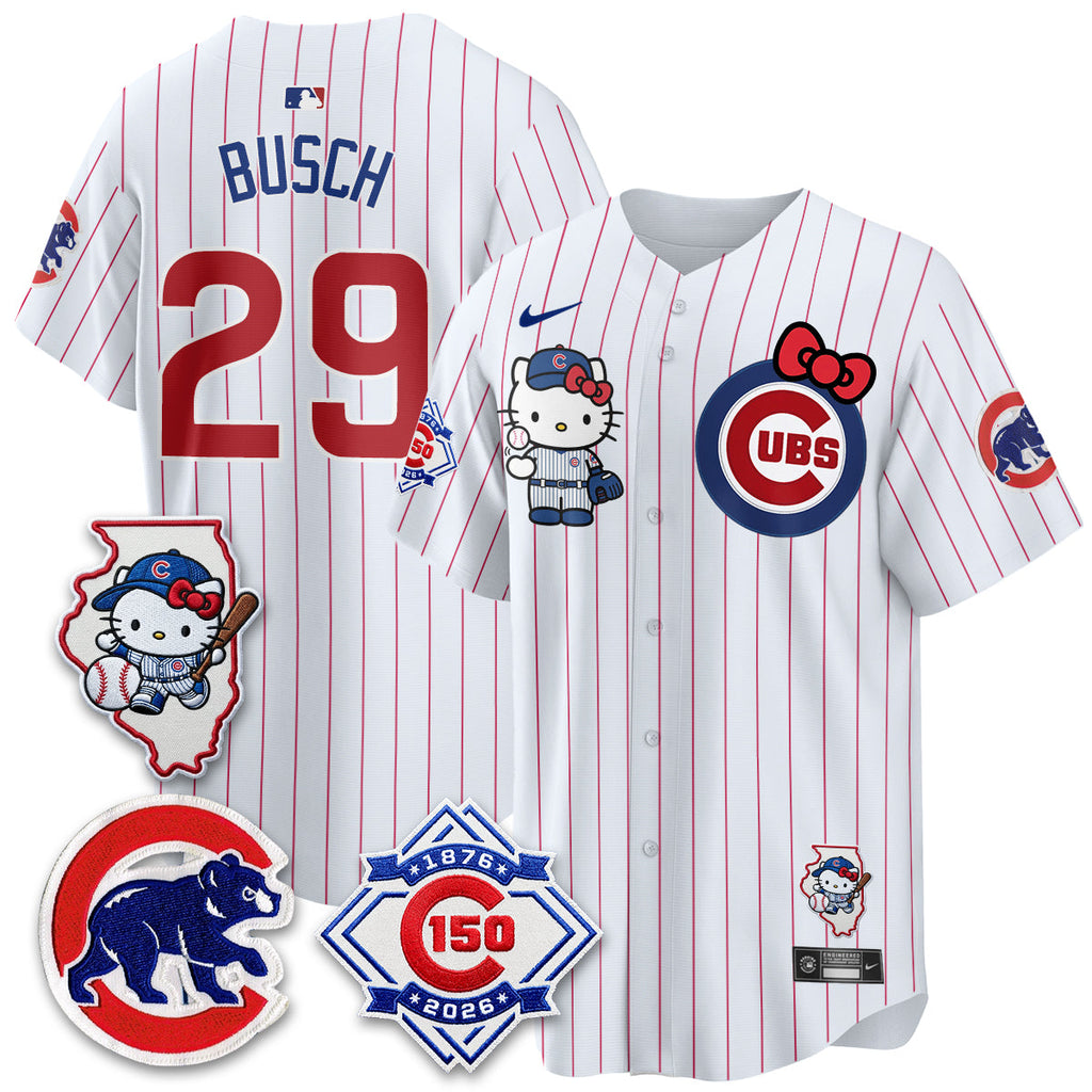 Chicago Cubs x Meow KT Vapor Premier Limited Jersey - All Stitched V2