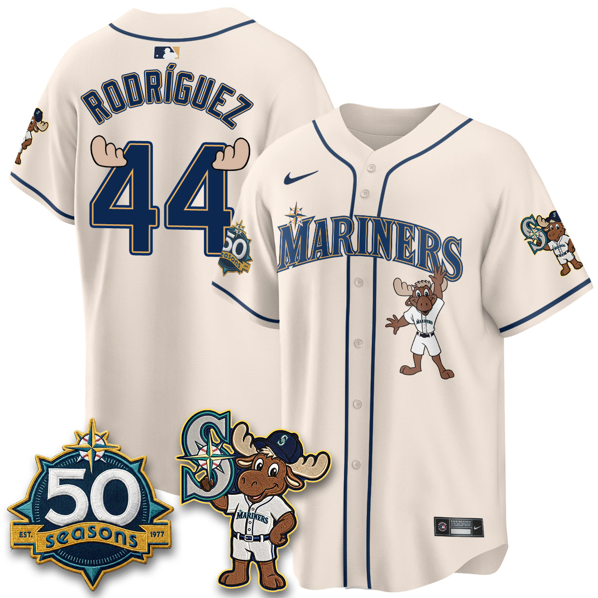 Seattle Mariners Mascot Jersey - All Stitched