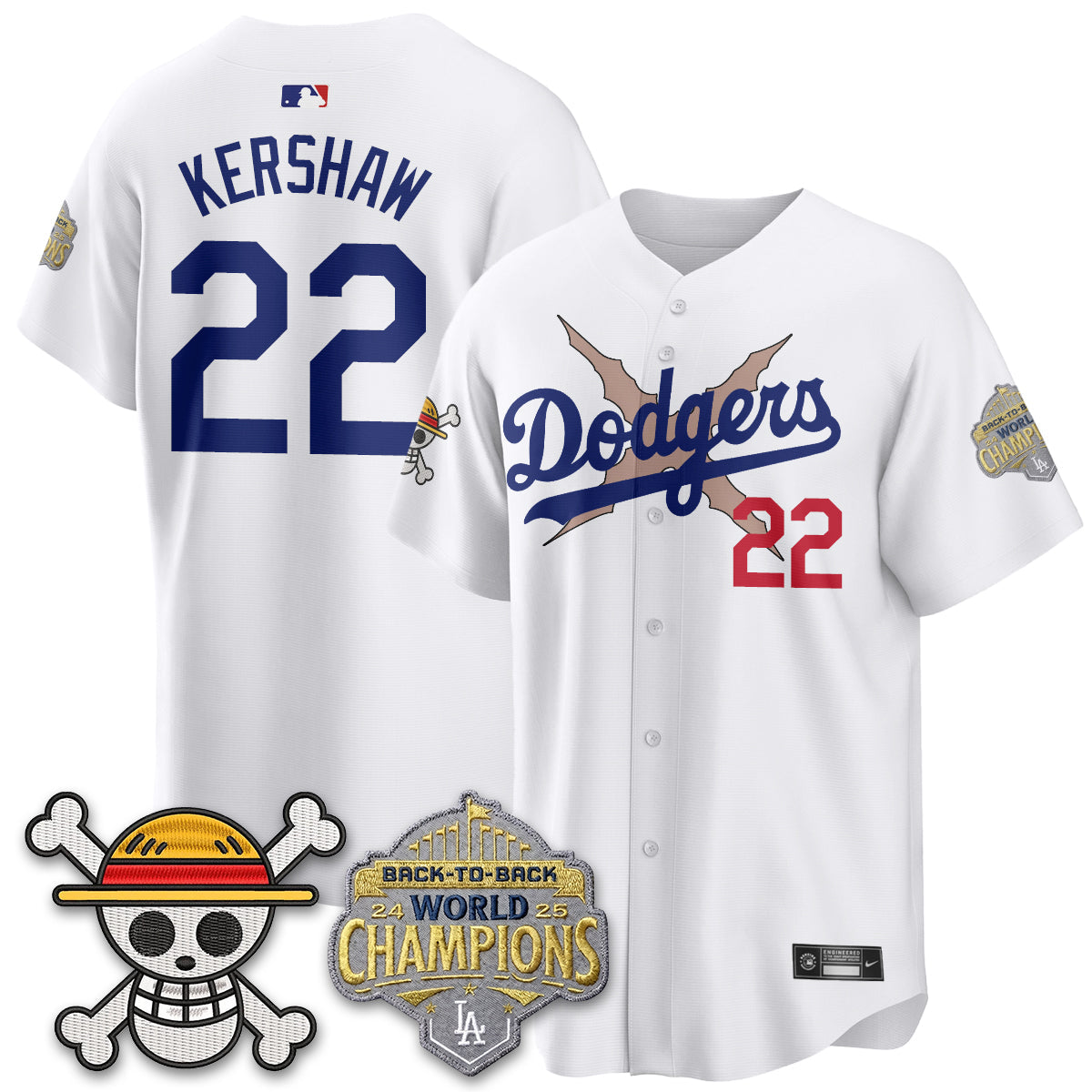 Los Angeles Dodgers x OP Vapor Jersey -All Stitched V2