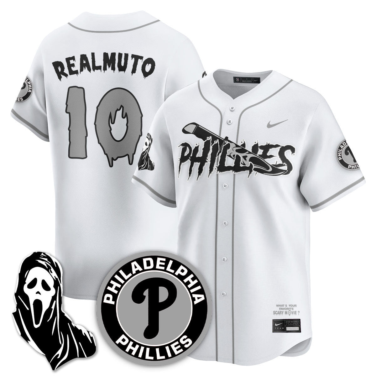PHI "Scream Ghostface" Men Jersey - Stitched