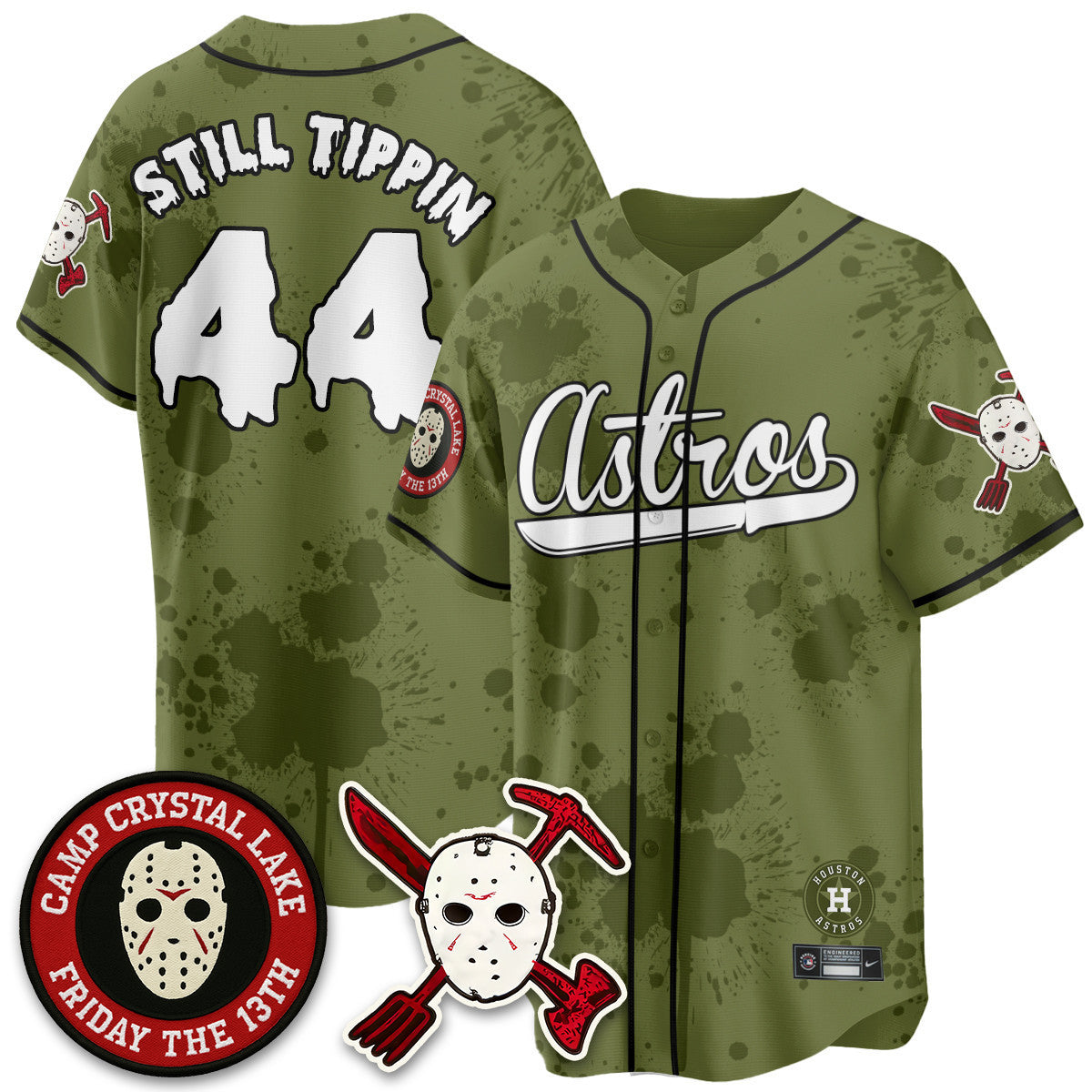 HOU "Friday the 13th" Jersey - All Stitched