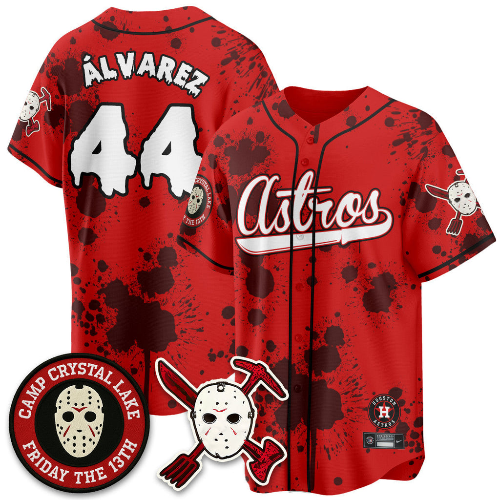 HOU "Friday the 13th" Jersey - All Stitched