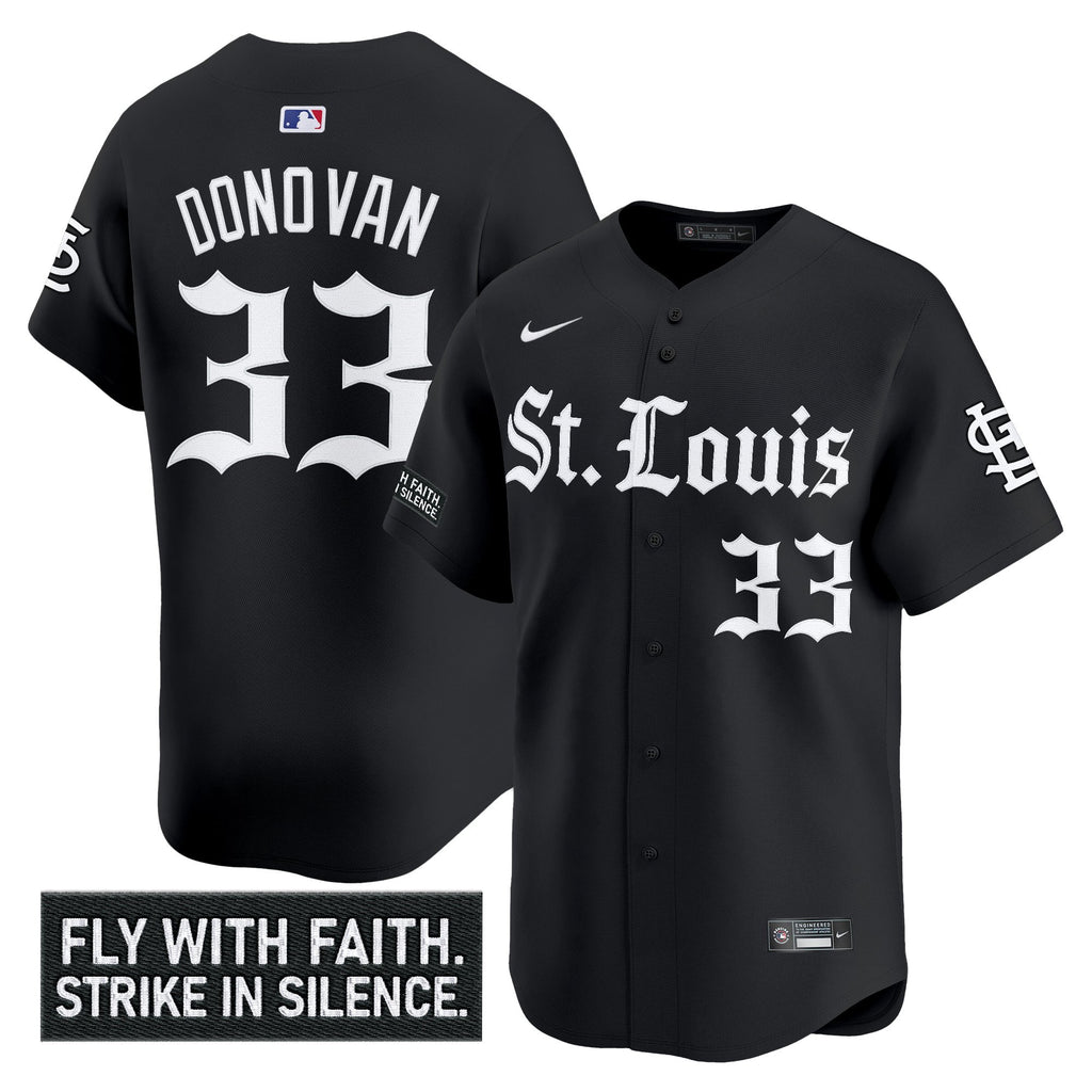 Men's St. Louis Cardinals 'Gothic Legacy Edition' Vapor Premier Limited Jersey - All Stitched