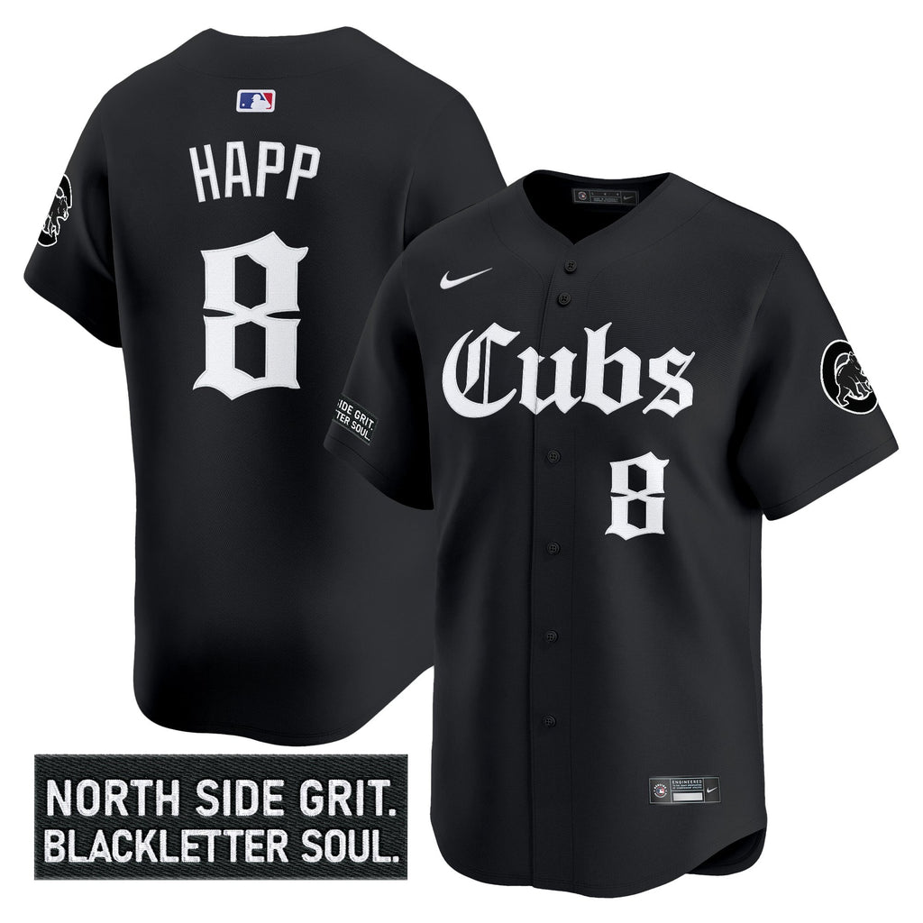 Men's Chicago Cubs 'Gothic North Side Edition' Vapor Premier Limited Jersey - All Stitched