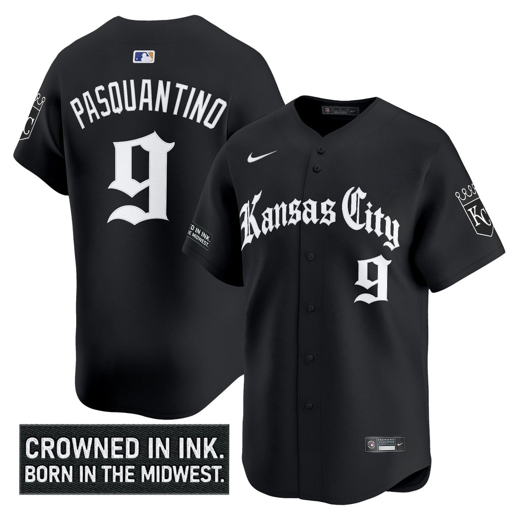 Men's Kansas City Royals 'Gothic Crown Edition' Vapor Premier Limited Jersey - All Stitched