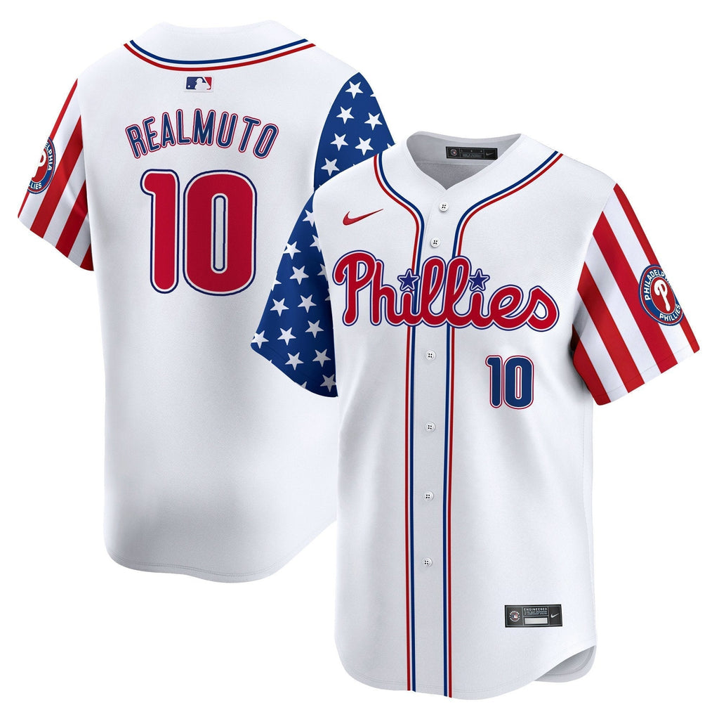 Phillies 2025 Independence Day Vapor Premier Limited Jersey - All Stitched
