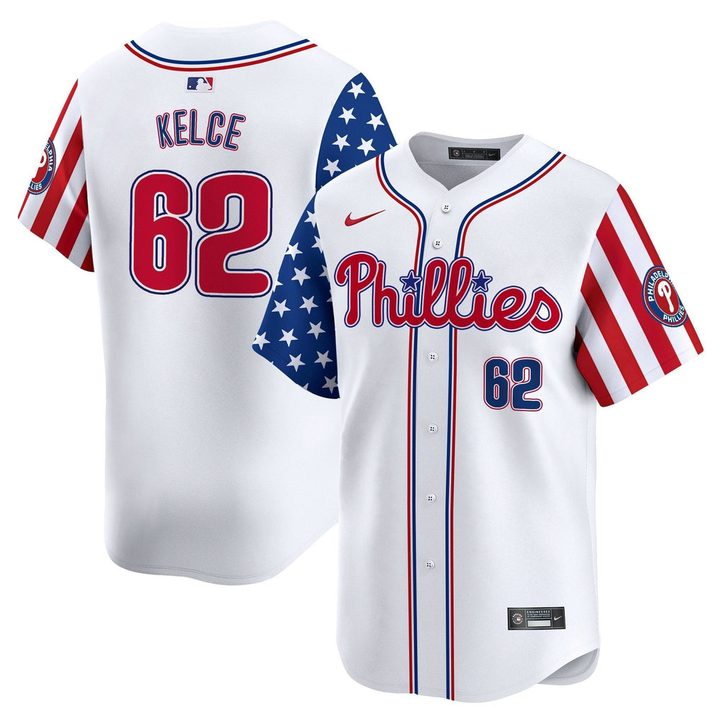 Phillies 2025 Independence Day Vapor Premier Limited Jersey - All Stitched