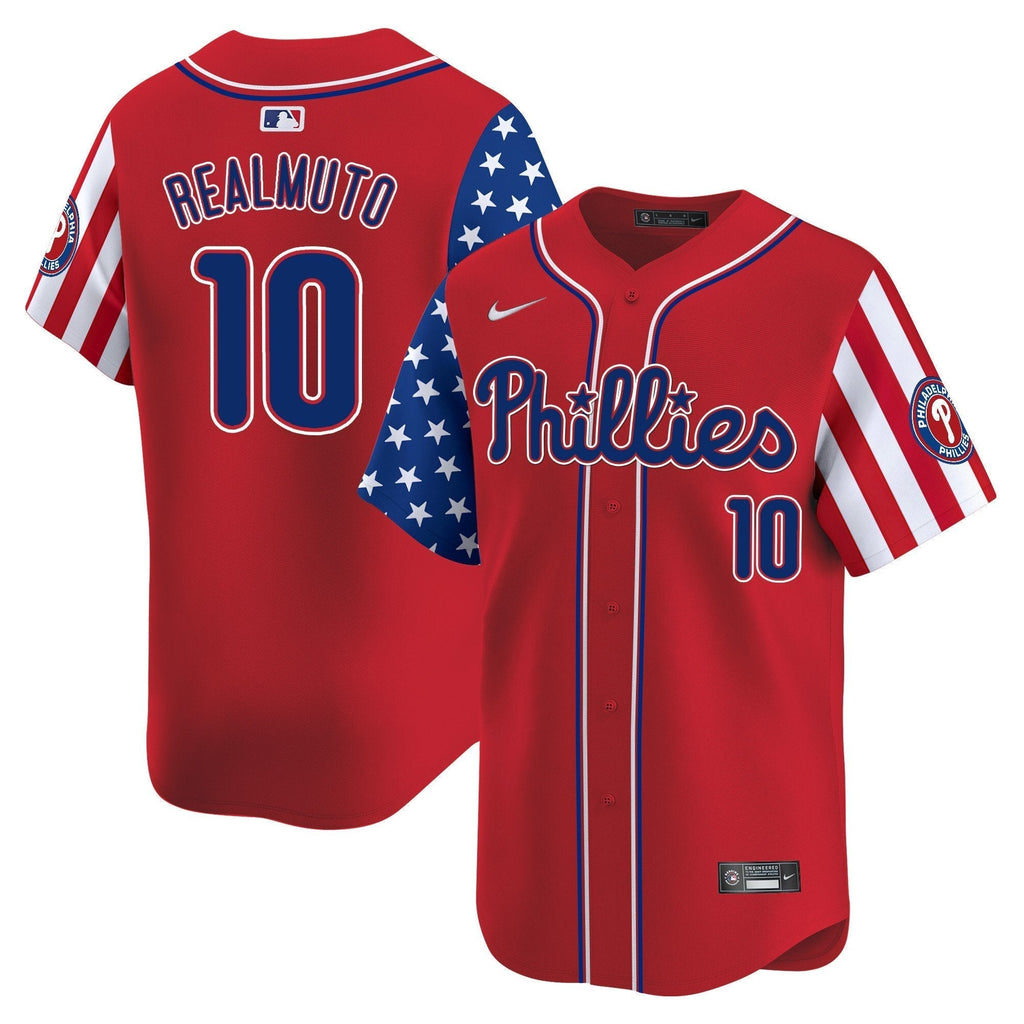 Phillies 2025 Independence Day Vapor Premier Limited Jersey - All Stitched