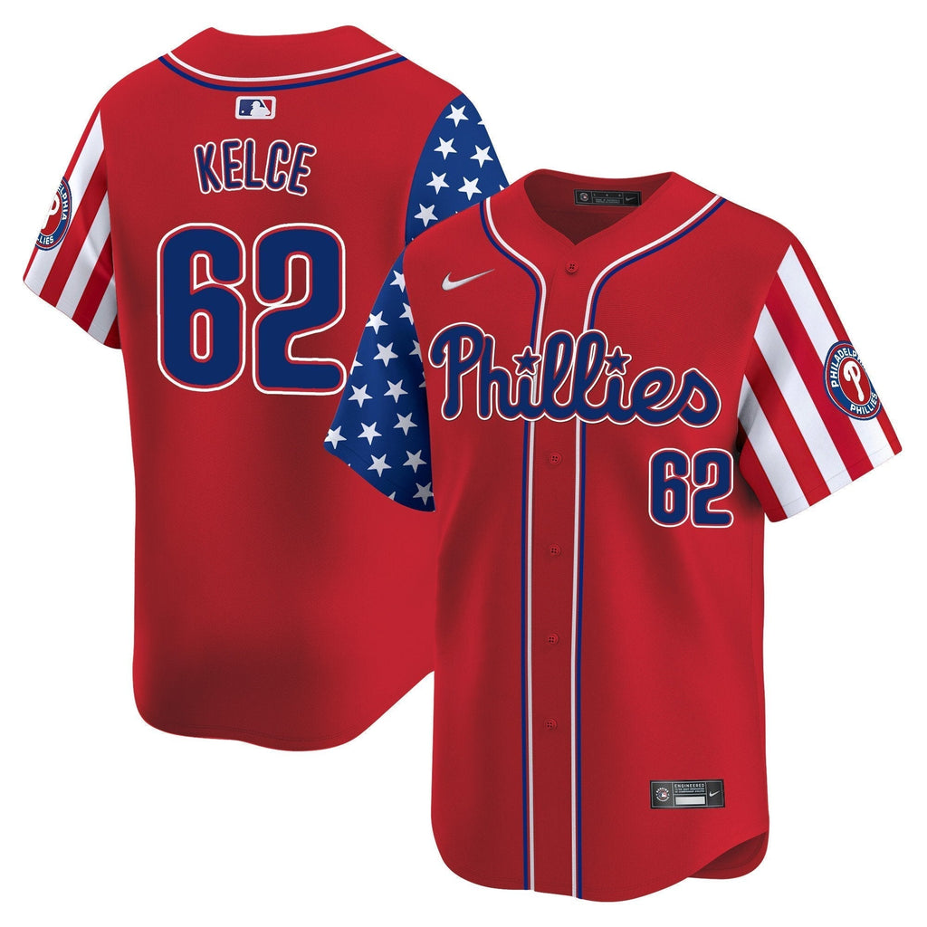 Phillies 2025 Independence Day Vapor Premier Limited Jersey - All Stitched