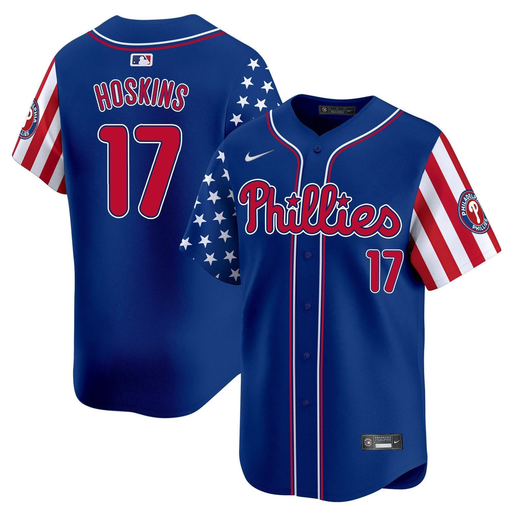Phillies 2025 Independence Day Vapor Premier Limited Jersey - All Stitched