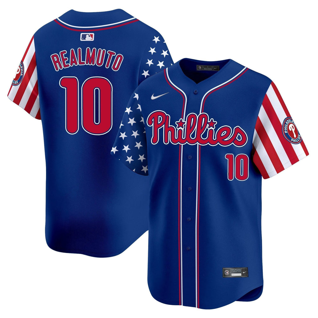 Phillies 2025 Independence Day Vapor Premier Limited Jersey - All Stitched