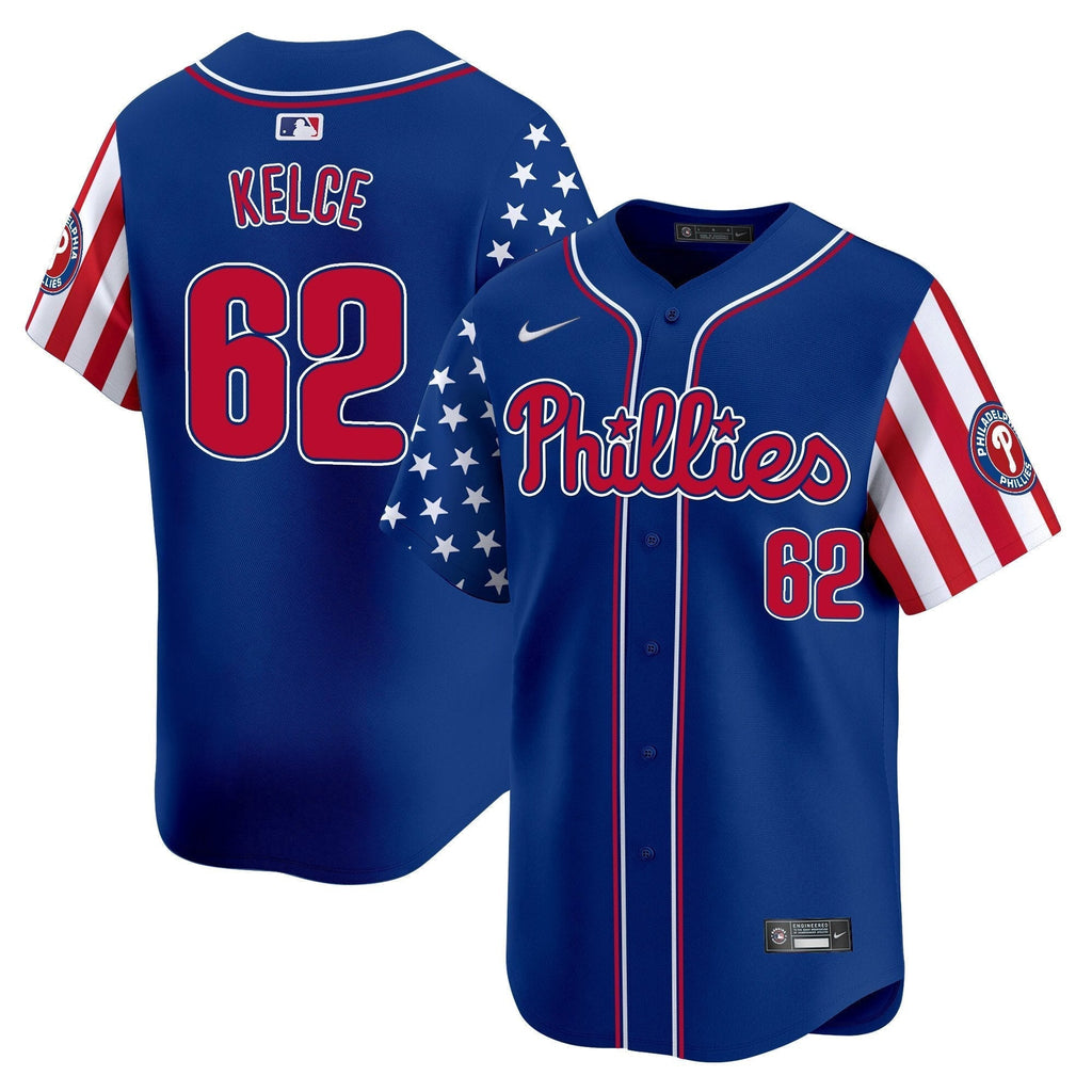 Phillies 2025 Independence Day Vapor Premier Limited Jersey - All Stitched