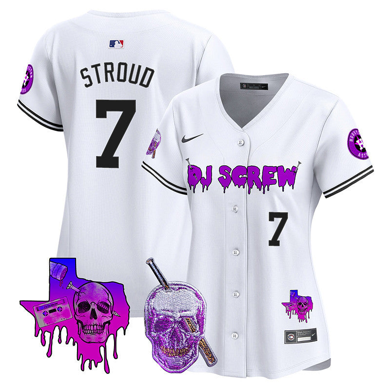 Women's Astros DJ Screw Vapor Premier Limited Jersey - All Stitched