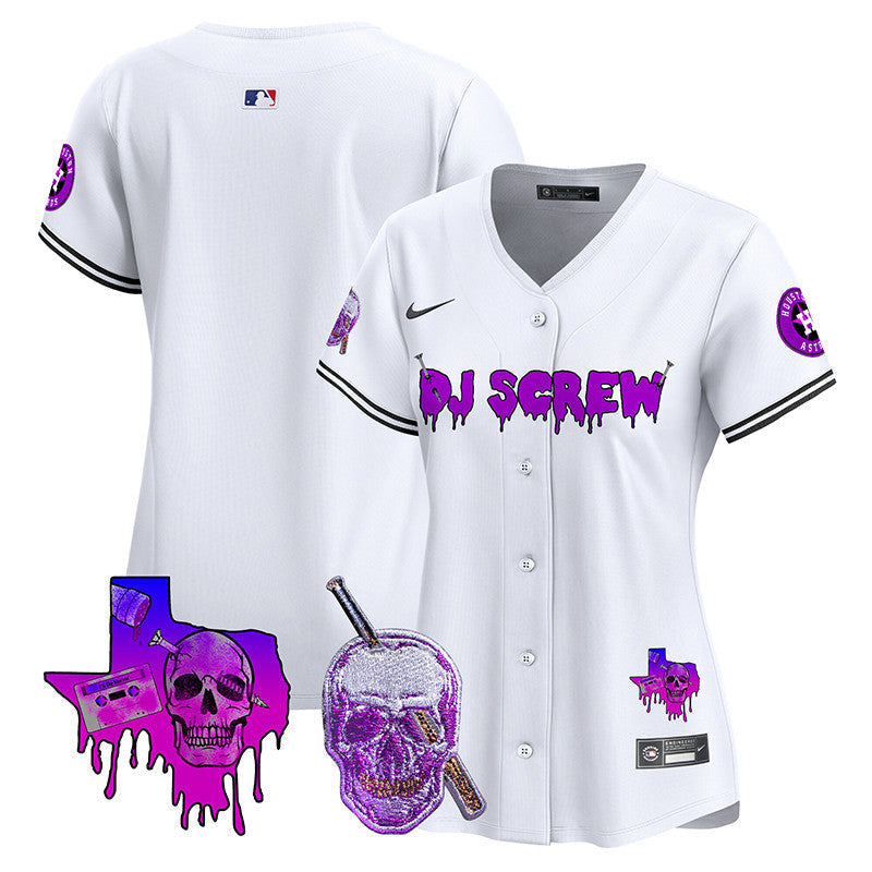 Women's Astros DJ Screw Vapor Premier Limited Jersey - All Stitched