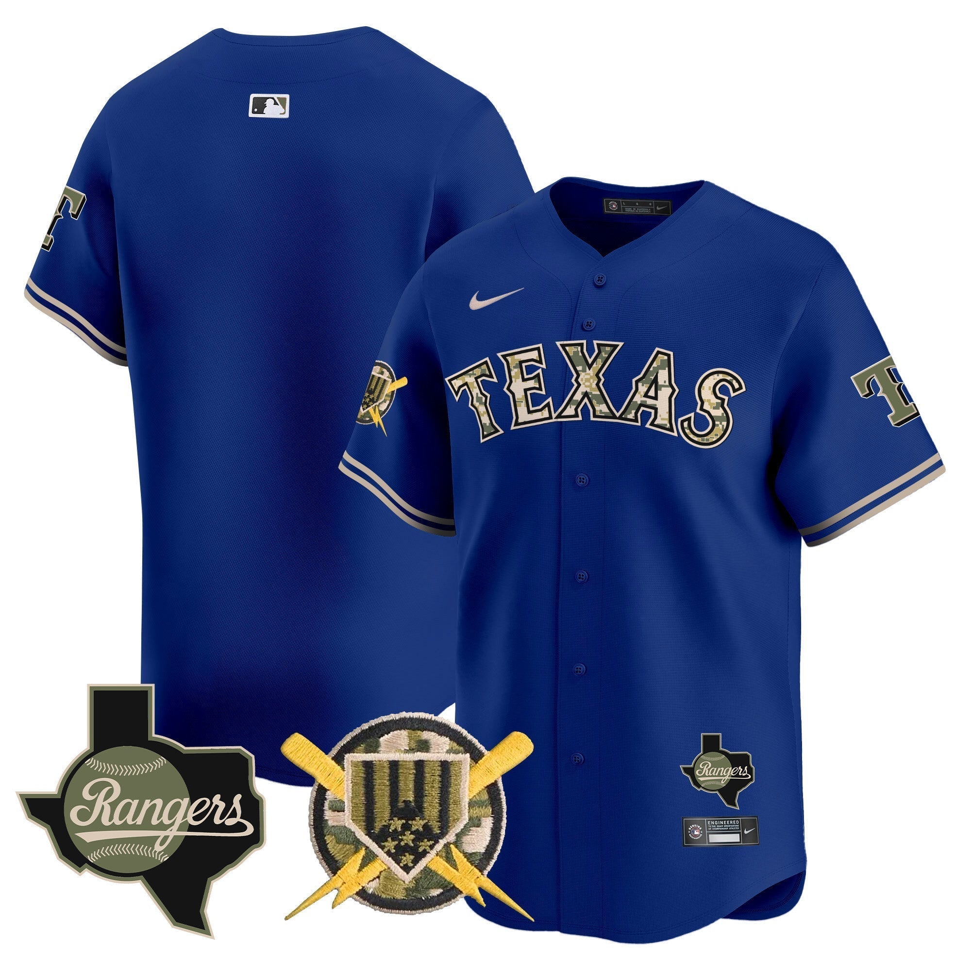TEX Armed Forces Day Vapor Premier Limited Jersey - All Stitched