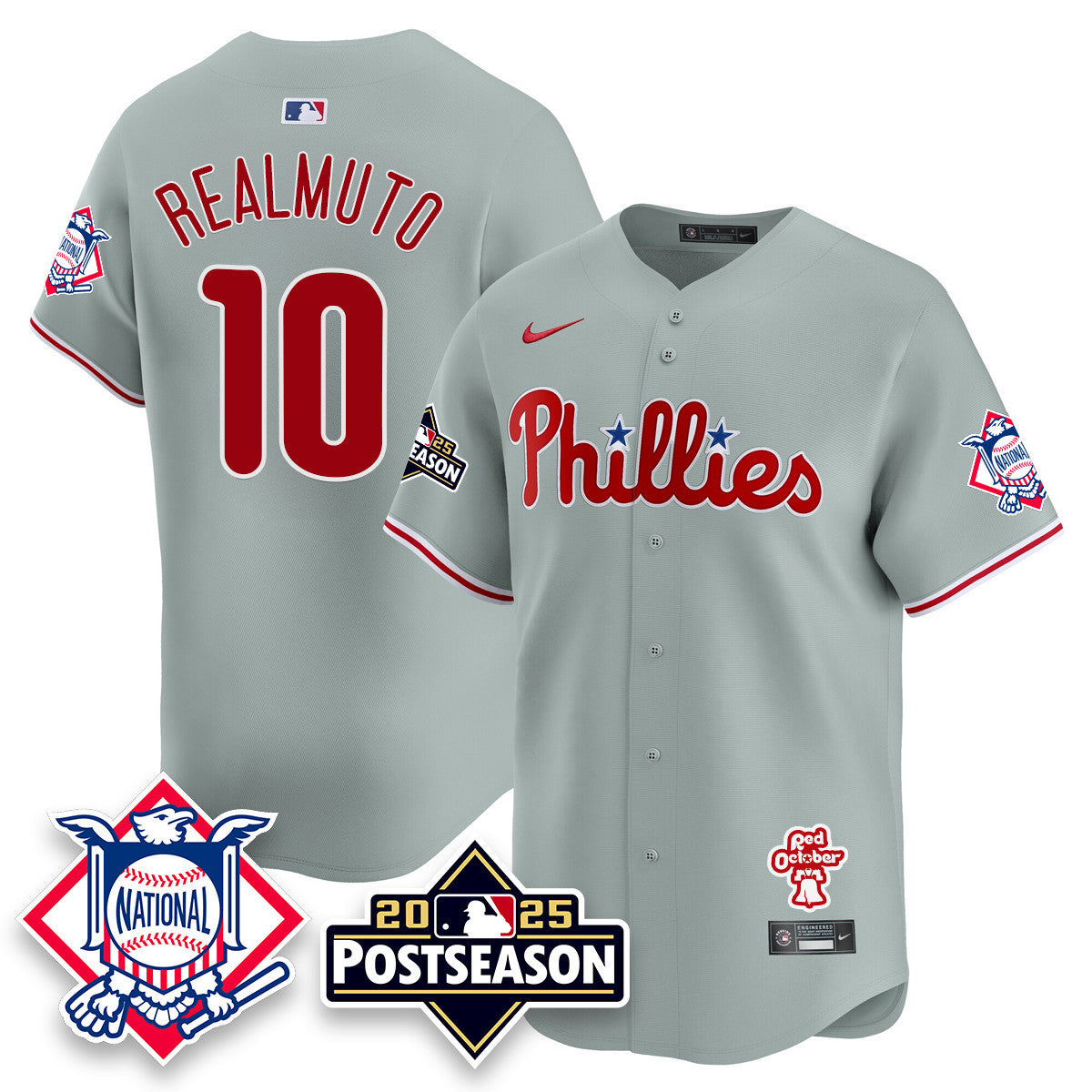 Youth's Philadelphia Phillies 2025 Postseason Jersey - All Stitched