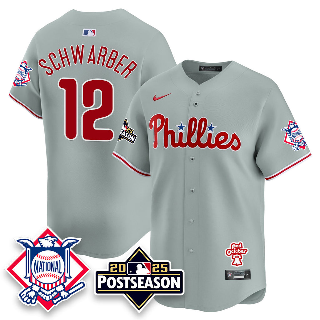 Youth's Philadelphia Phillies 2025 Postseason Jersey - All Stitched