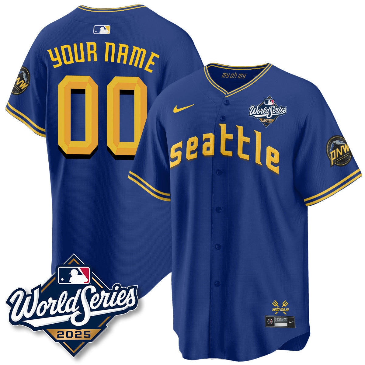 SEA 2025 World Series Jersey - All Stitched