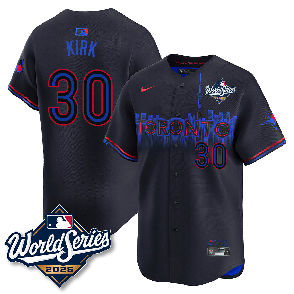 TOR 2025 World Series Men Jersey - All Stitched