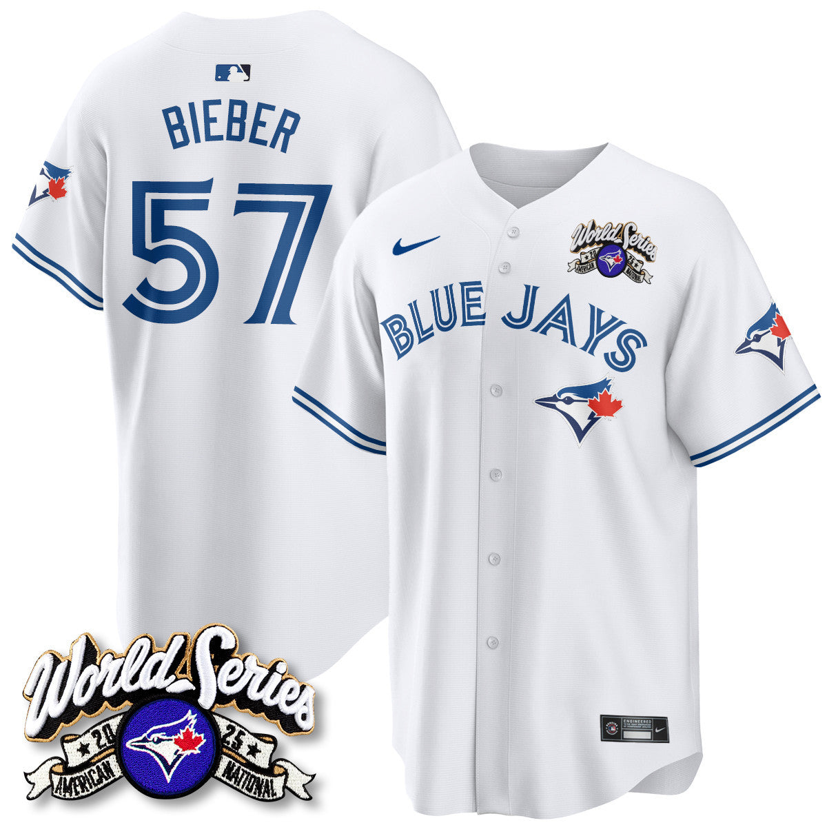 TOR 2025 American League Champions Jersey - All Stitched