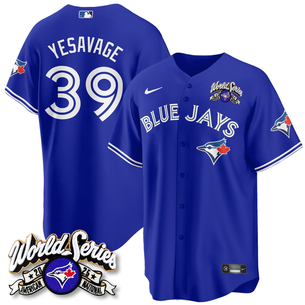 TOR 2025 American League Champions Men Jersey - All Stitched