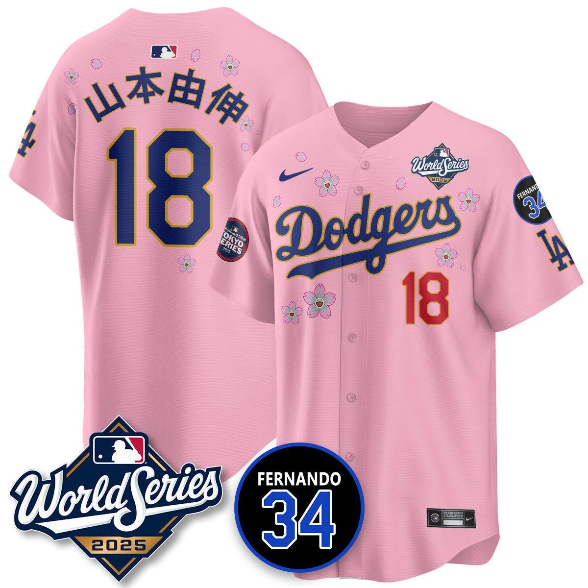 LAD Tokyo Series 2025 NL Champions Men Jersey - All Stitched