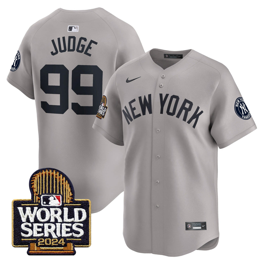 Men's Yankees 2024 World Series Vapor Premier Limited Jersey - All Stitched